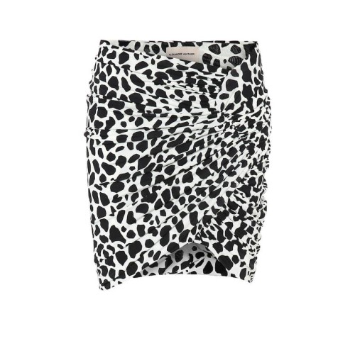  Animal-print stretch-jersey miniskirt 