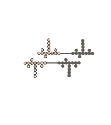  CHARNIÈRES stud earrings  