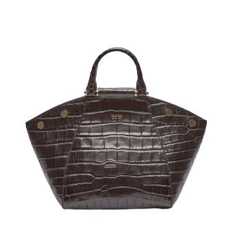  Small crocodile-print Anita bag 