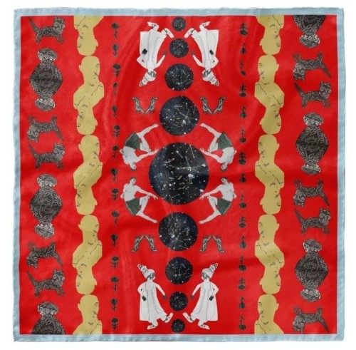  Silk scarf Make Some Noise 