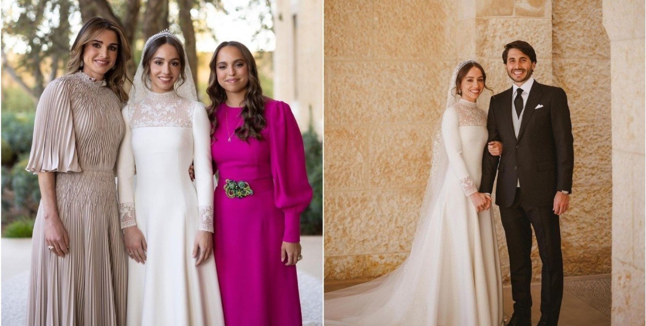 Βασίλισσα Ράνια: Οι φωτογραφίες από τον μαγευτικό γάμο της κόρης της, Πριγκίπισσας Iman 