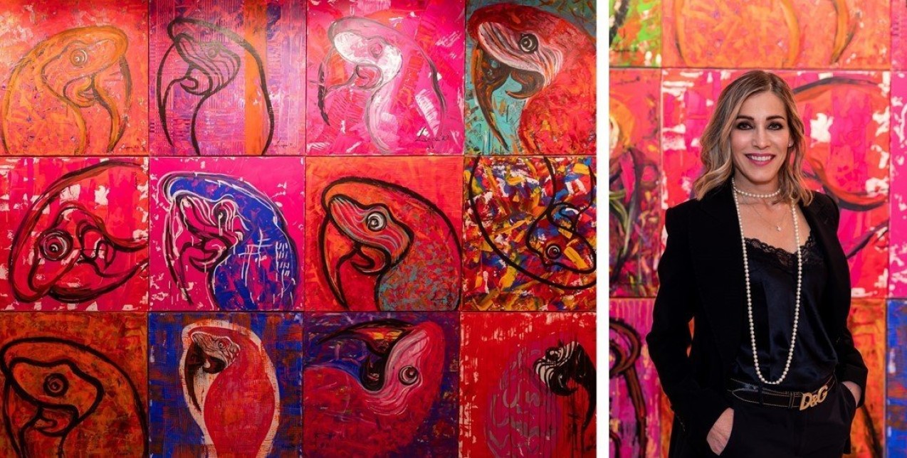 «Πορτραίτα συναισθημάτων»: Στο opening της εμπνευσμένης έκθεσης της Χριστίνας Λάππα στο Κολωνάκι 