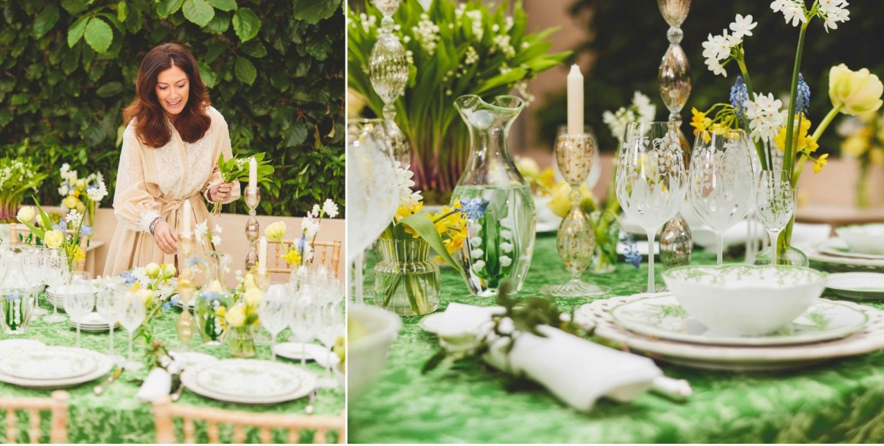 H Cordelia de Castellane γιορτάζει την Πρωτομαγιά στήνοντας ένα ονειρικό ανοιξιάτικο τραπέζι 