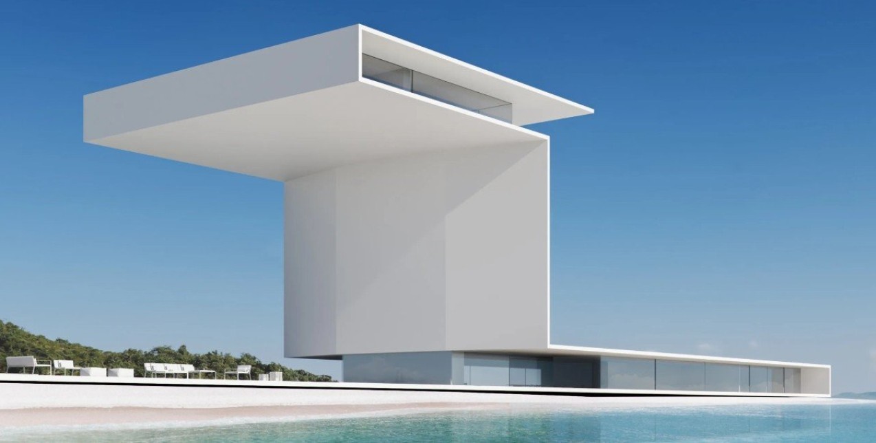 Αυτή η εκπληκτική παραθαλάσσια κατοικία στην Αίγυπτο θυμίζει σύγχρονη Σφίγγα