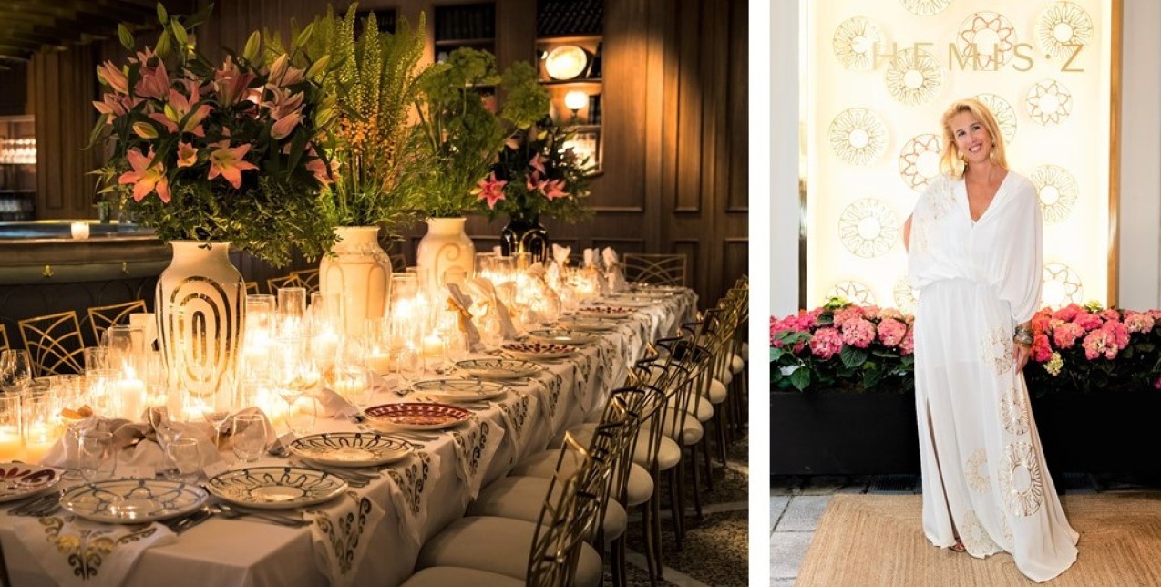 Ένα υπέροχο δείπνο από τη σχεδιάστρια Θέμιδα Ζουγανέλη του brand THEMIS · Z