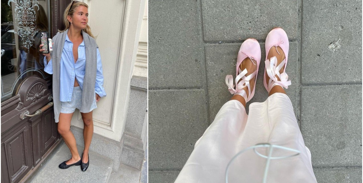 Ballet summer core: Πώς να φορέσετε τις μπαλαρίνες σας το καλοκαίρι