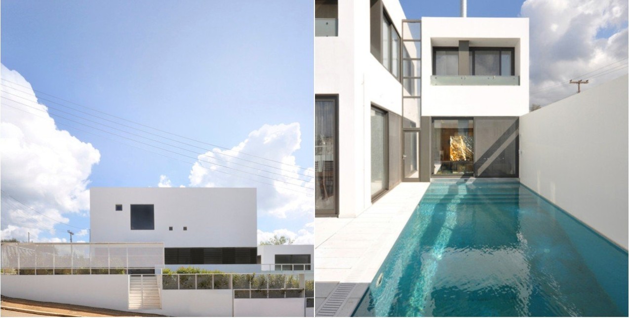 Μια ολόλευκη κατοικία στο Αγρίνιο επαναπροσδιορίζει του κανόνες της σύγχρονης άνεσης 