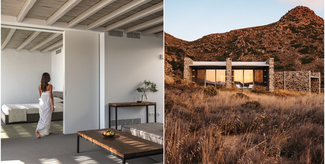 Η Ναυσικά Γεωργιάδου έχει δημιουργήσει τον δικό της επίγειο παράδεισο στο νησί της Μήλου