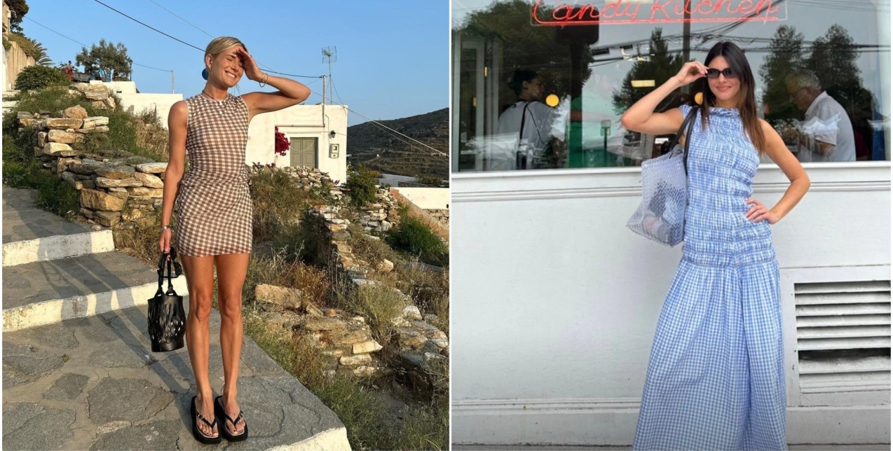 Gingham: Το πιο trending print της σεζόν και πώς να το φορέσετε