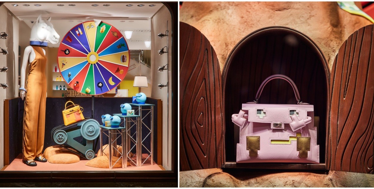 Oι νέες βιτρίνες του οίκου Hermès με τίτλο Life on Mars είναι πέρα από κάθε φαντασία 