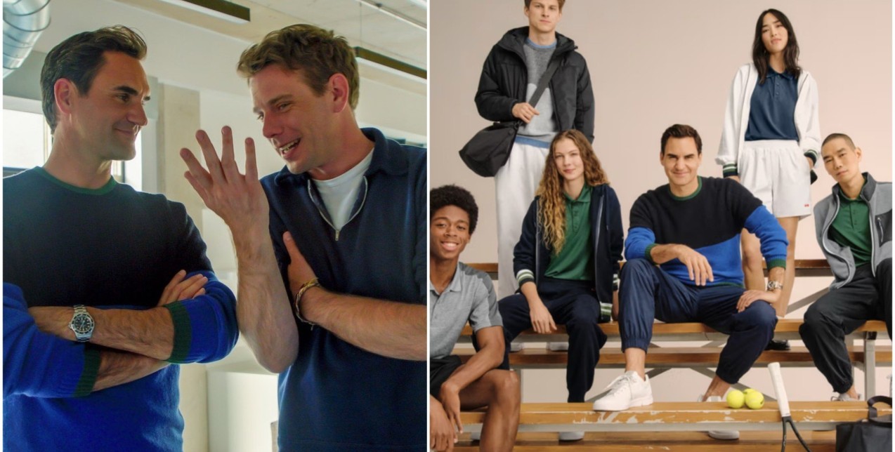 Ο Roger Federer και ο JW Anderson ανακοινώνουν την επερχόμενη Uniqlo συλλογή τους