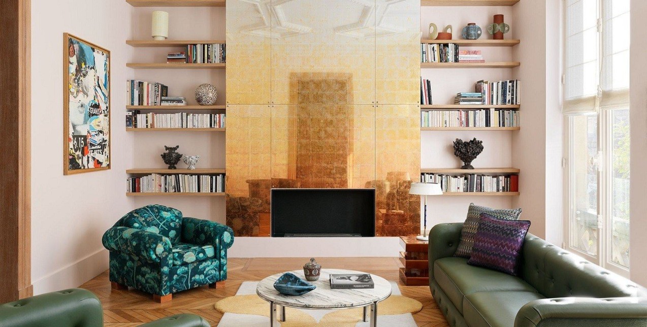 Πώς ένα κομψό διαμέρισμα στο Παρίσι επαναφέρει την αίγλη των 70's