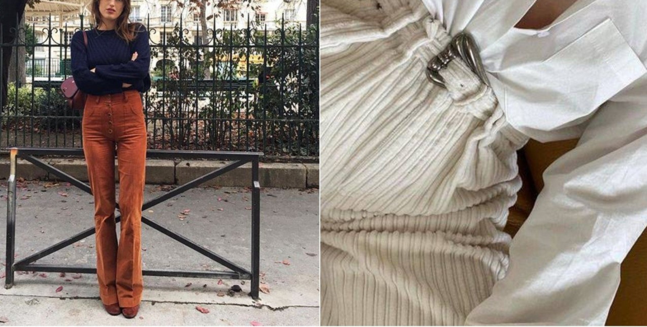 Season of corduroy: Πώς εντάσσουν το κοτλέ σε κάθε look τους οι Γαλλίδες