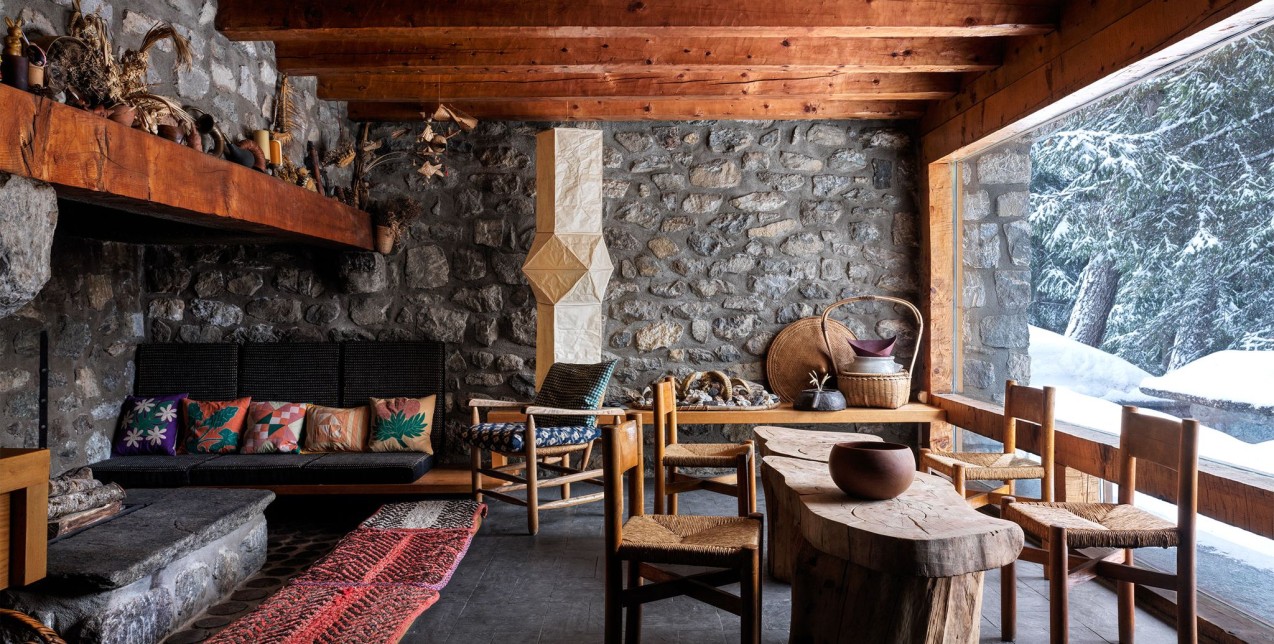 Ένα υπέροχο mountain house στις Γαλλικές Άλπεις σχεδιασμένο από μια εμβληματική interior designer