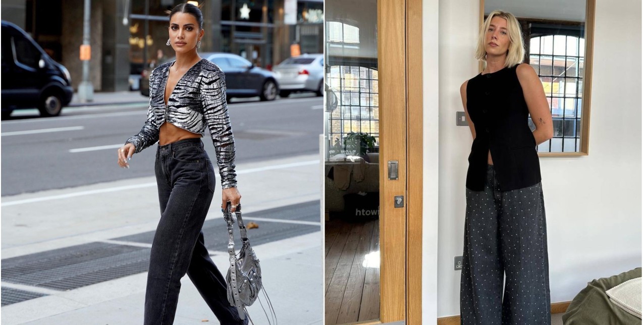 Πώς να φορέσετε το τζιν σας με glam τρόπο τις γιορτές