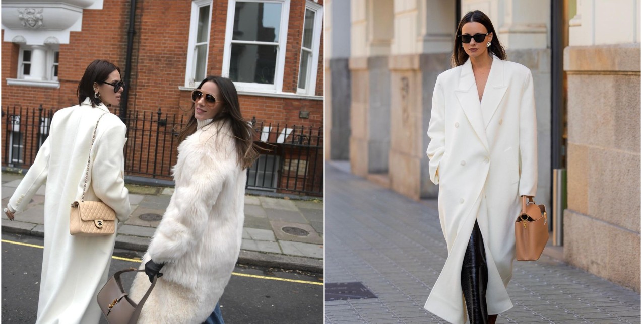 Winter White: Το λευκό παλτό αποτελεί it-item αυτής της σεζόν