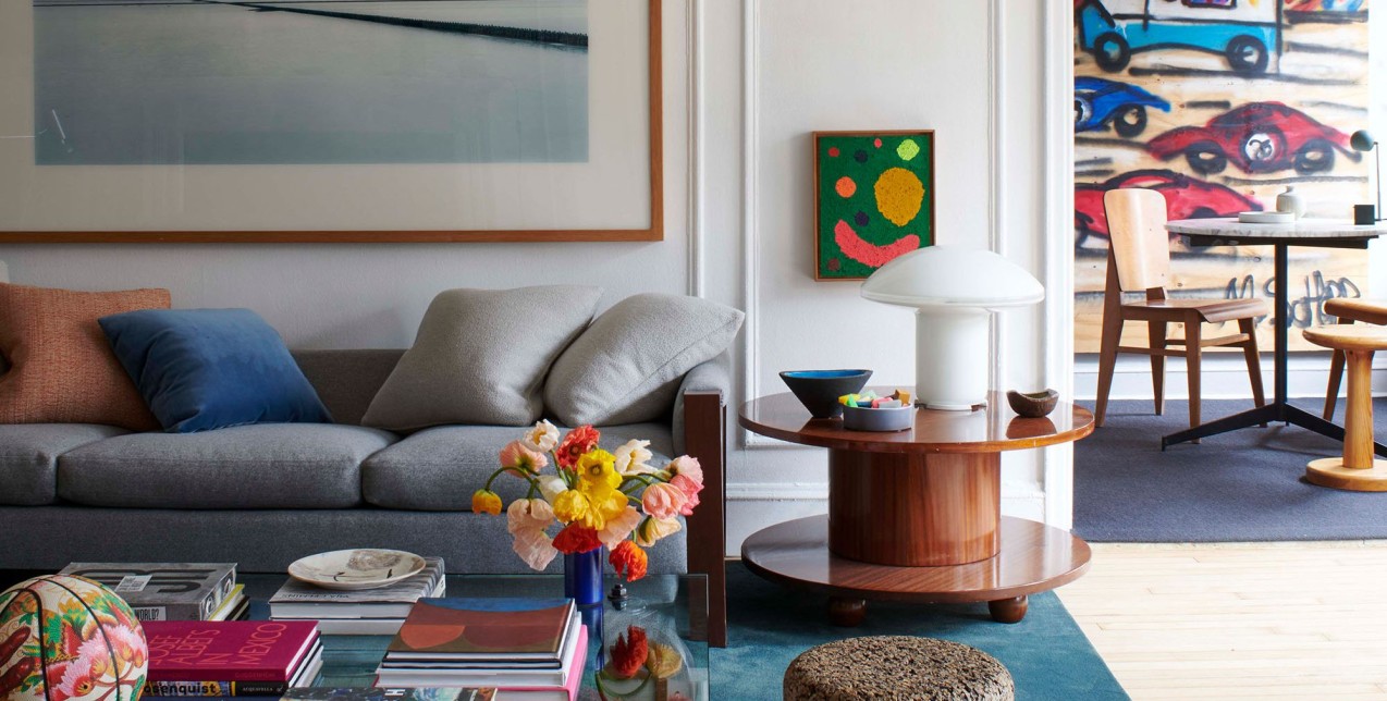 Ένα διαμέρισμα στη Νέα Υόρκη «πλημμυρισμένο» από τέχνη και χρώματα