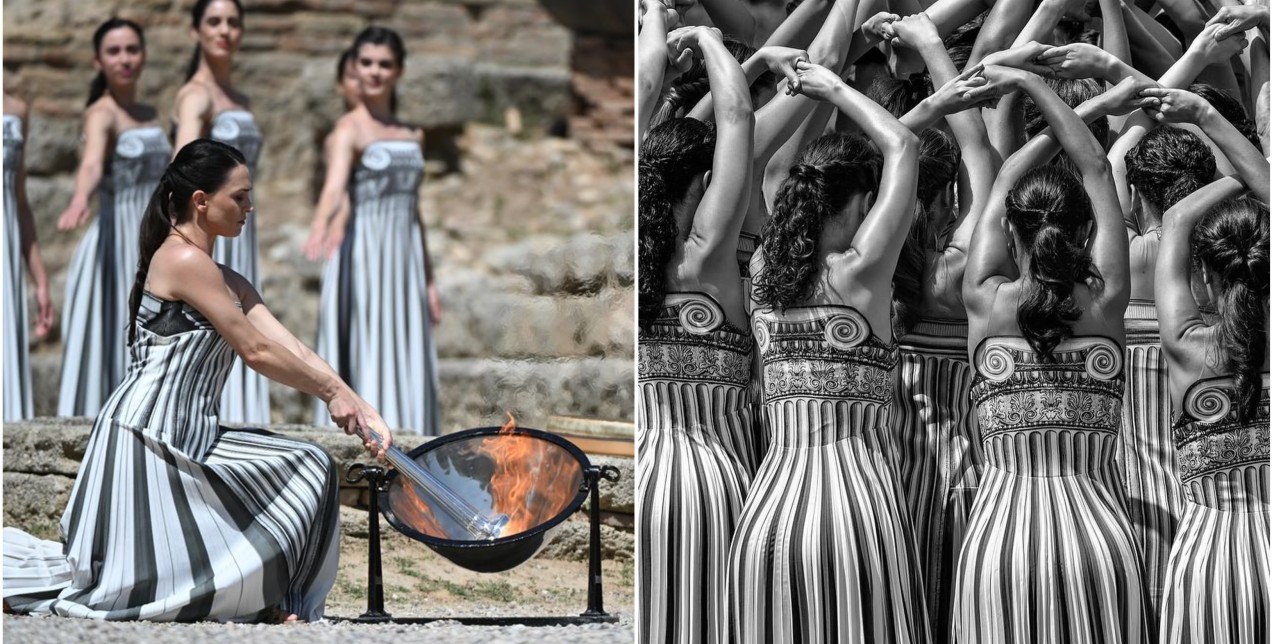 Ολυμπιακή Φλόγα: Τα highlights από την Τελετή Αφής στην Αρχαία Ολυμπία