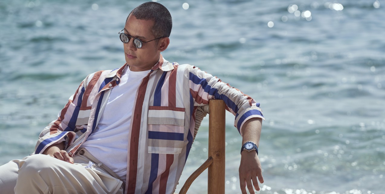 To νέο Greek limited edition ρολόι της Breitling κοσμεί τον καρπό του Σωτήρη Κοντιζά και φέρνει το ελληνικό καλοκαίρι 