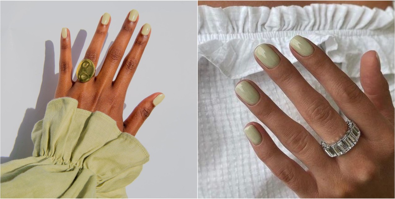 Pistachio nails: Η πιο fresh τάση μανικιούρ για το καλοκαίρι