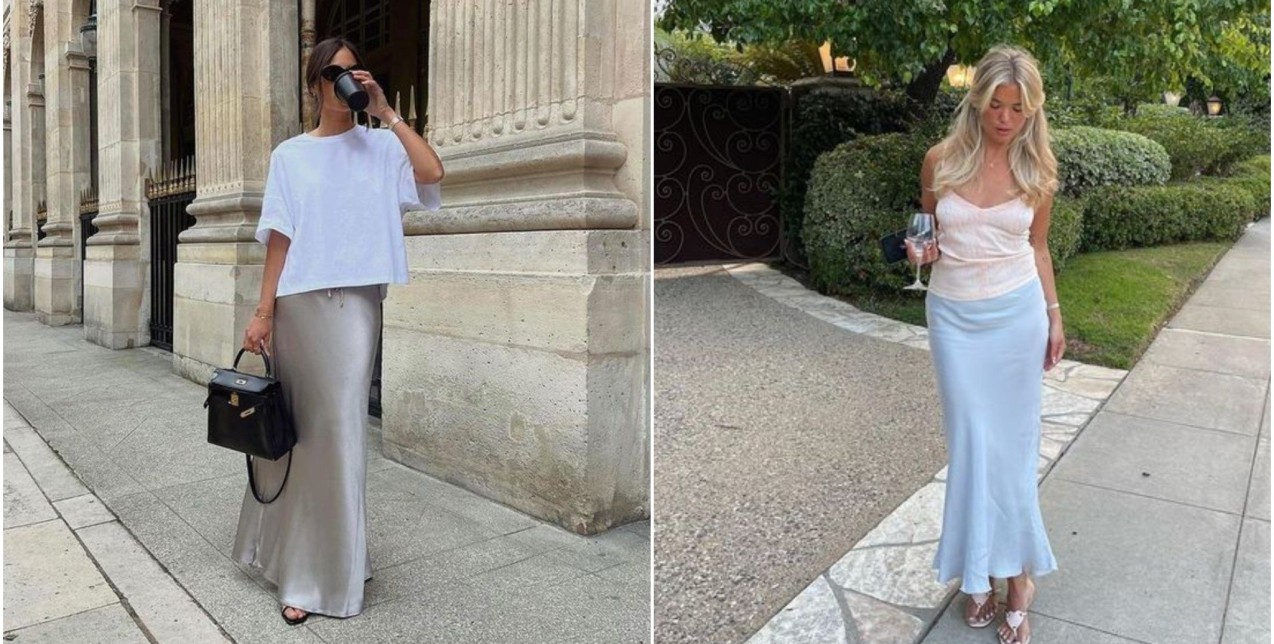 Slip Skirt: Οι πιο επίκαιροι τρόποι να τη φορέσετε το καλοκαίρι