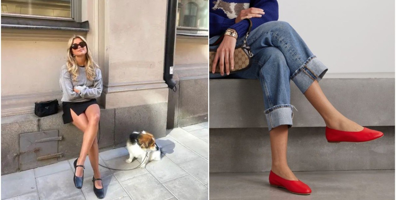 Ballet flats: Πώς να τις φορέσετε με μεγάλη επιτυχία την ερχόμενη σεζόν 