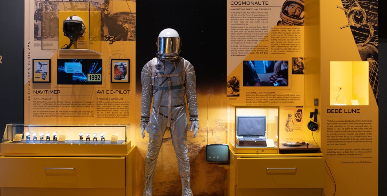 To πρώτο pop-up μουσείο της Breitling στο κέντρο της Ζυρίχης είναι γεγονός 