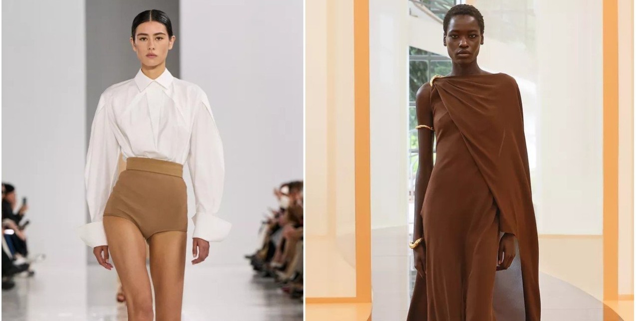 Mocha Mousse: Πώς θα φορέσετε το χρώμα της χρονιάς σύμφωνα με τις SS25 πασαρέλες 