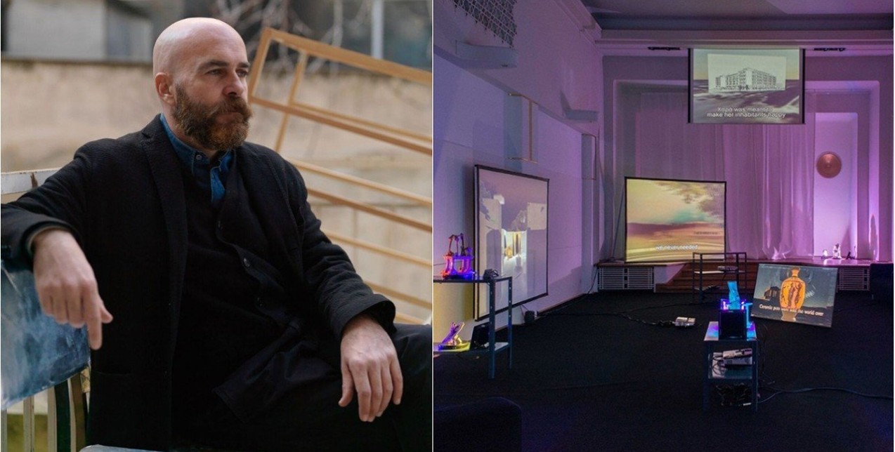 Ο Ανδρέας Αγγελιδάκης μιλάει για ιστορίες κτιρίων στη νέα του έκθεση