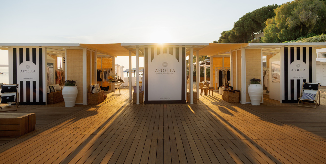 Το fashion brand Apoella αποβιβάστηκε για πρώτη φορά στην Αθήνα και στην Astir Beach με ένα pop-up που υμνεί το ελληνικό καλοκαίρι