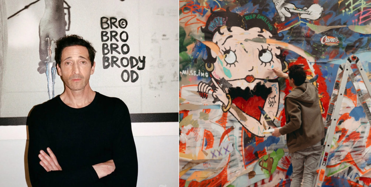 Η ανατρεπτική πρώτη έκθεση του Adrien Brody εξυμνεί τη κουλτούρα του δρόμου της Νέας Υόρκης 