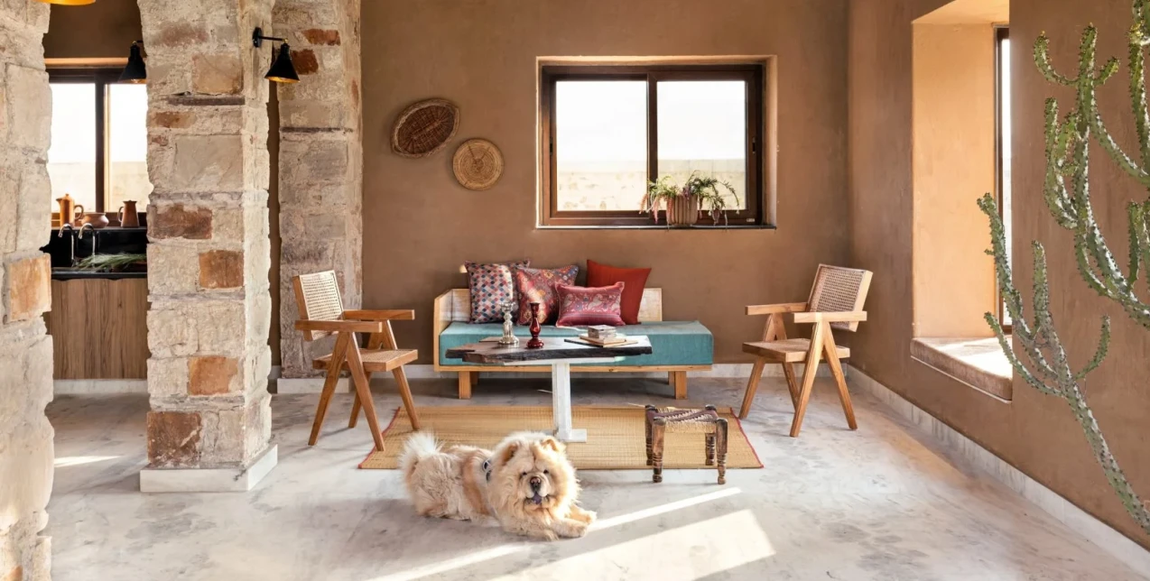 7 καλοκαιρινά χρώματα που αναδεικνύουν την πέτρα στη διακόσμηση