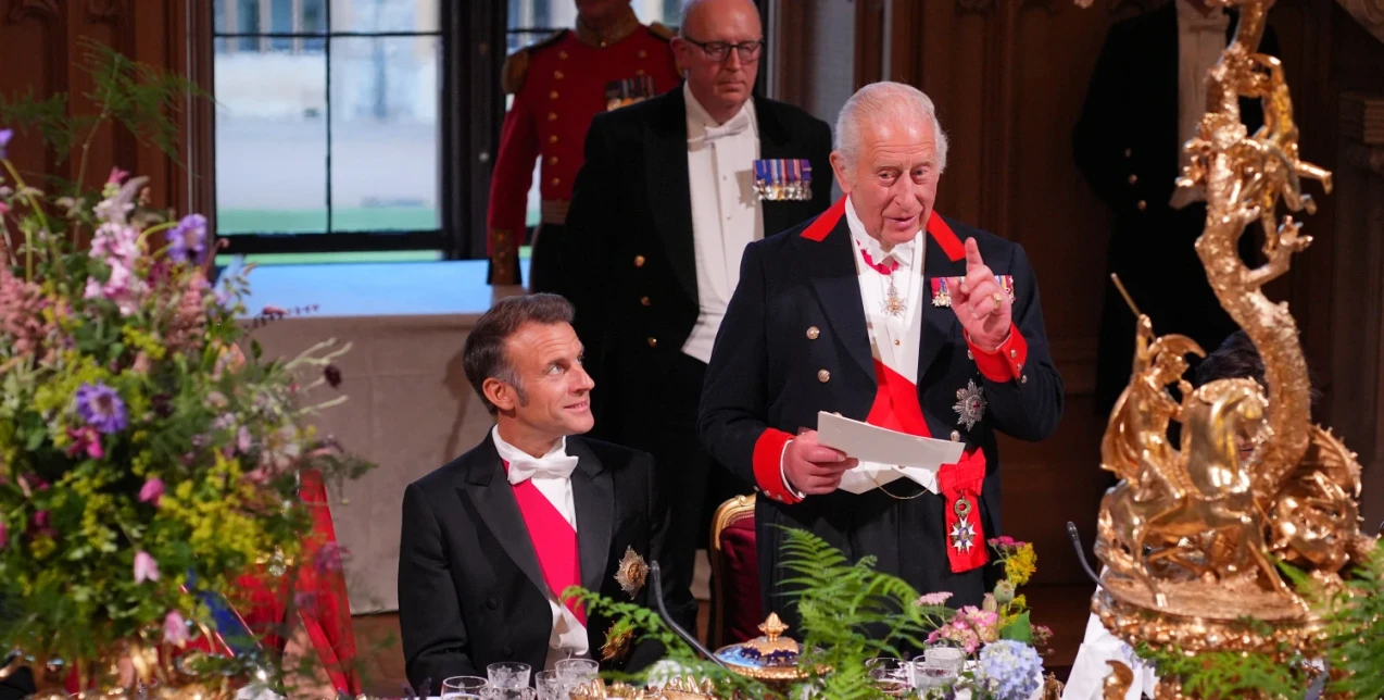 Το επίσημο δείπνο στο Παλάτι του Windsor προς τιμήν του Emmanuel Macron - Οι royals που έδωσαν το «παρών» και οι εμφανίσεις που συζητήθηκαν