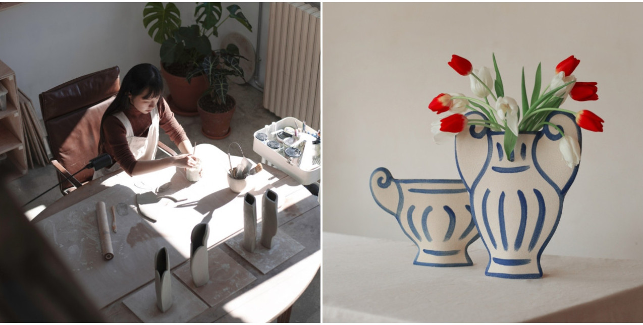 H Κορεάτισσα designer Inhee Ma δημιουργεί χειροποίητα κεραμικά με έμπνευση από την Ελλάδα 