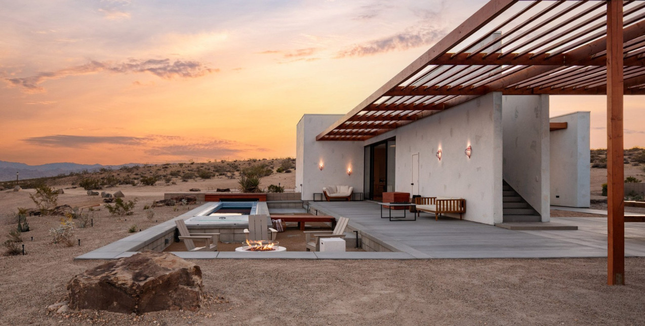 Ένα ονειρικό καταφύγιο στην έρημο της Καλιφόρνια όπου κάθε βραδιά αποτελεί μία ξεχωριστή εμπειρία