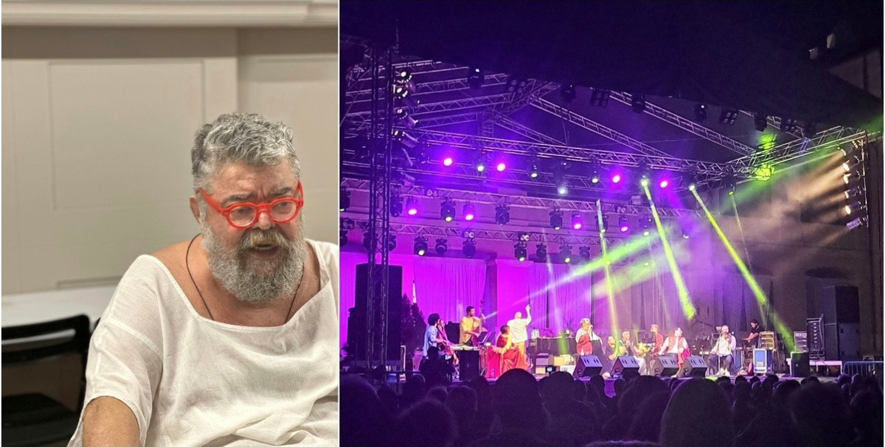 Thessaloniki Backstage Stories: Ο Σταμάτης Κραουνάκης αποκλειστικά στο GLOW.GR λίγα λεπτά πριν βγει στη σκηνή της Μονής Λαζαριστών