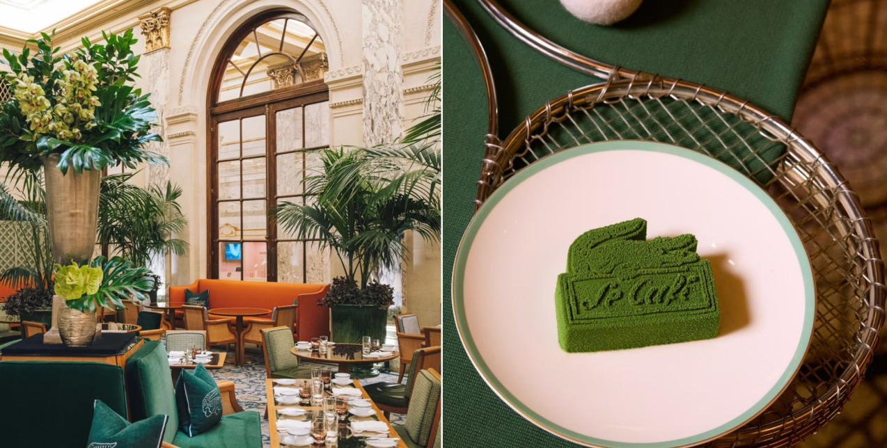 Το νέο pop-up café της Lacoste στο The Plaza της Νέας Υόρκης είναι ένας ύμνος στο τένις 