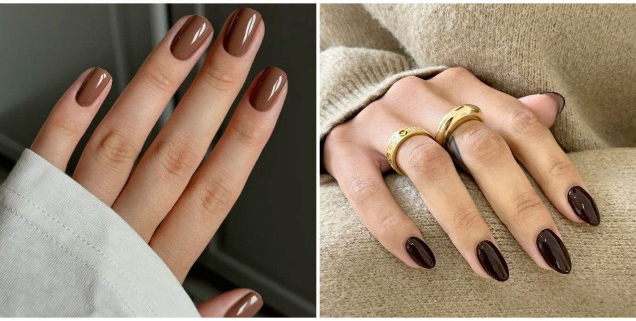 To καφέ είναι το απόλυτο φθινοπωρινό χρώμα στα νύχια και εμείς σας δίνουμε inspo για να τα υιοθετήσετε 