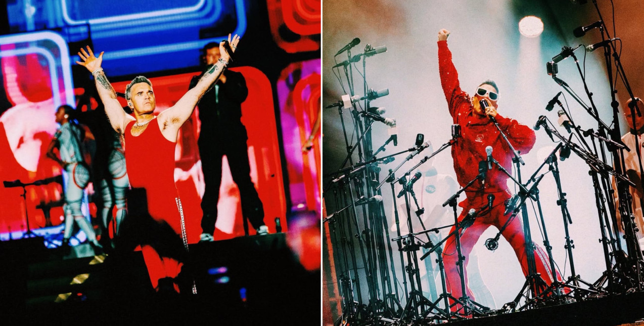 Ο Robbie Williams πρόσφερε στο Καλλιμάρμαρο ένα φαντασμαγορικό show, αποδεικνύοντας γιατί είναι ο «Βασιλιάς της Ψυχαγωγίας»