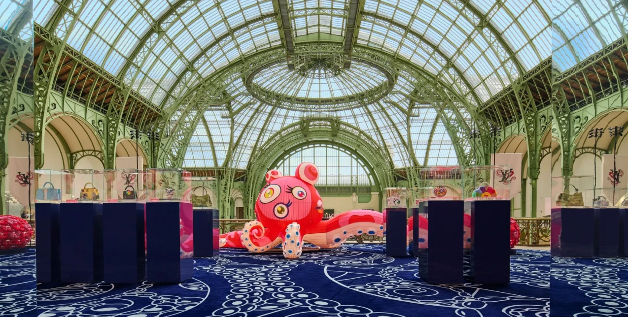 Η νέα συλλογή Louis Vuitton x Takashi Murakami «καταλαμβάνει» το Grand Palais στο Παρίσι