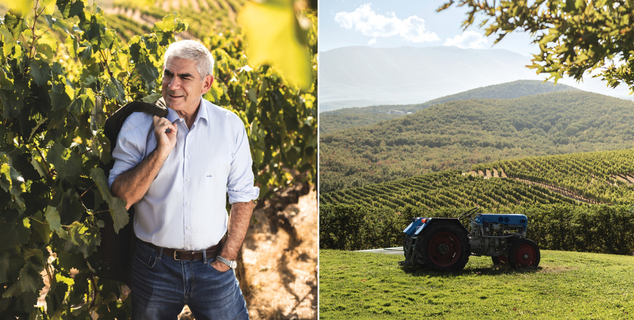 Ο Στέλλιος Μπουτάρης μας υποδέχεται στο Κτήμα του και μιλά για την αγάπη του στο αμπέλι και το μέλλον του ελληνικού κρασιού