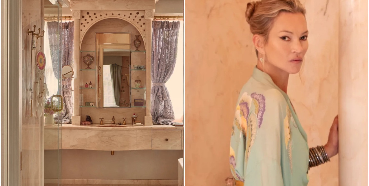 7 στιλάτες ιδέες από το μπάνιο της Kate Moss που αξίζει να υιοθετήσουμε