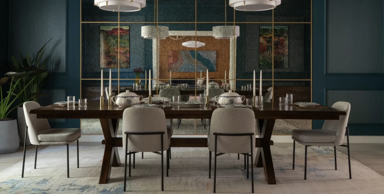 Μια ενοικιαζόμενη κατοικία στο Ντουμπάι ανακαινίστηκε υποδειγματικά μέσα μόλις έξι μήνες, με επιρροές mid-century και Art Deco