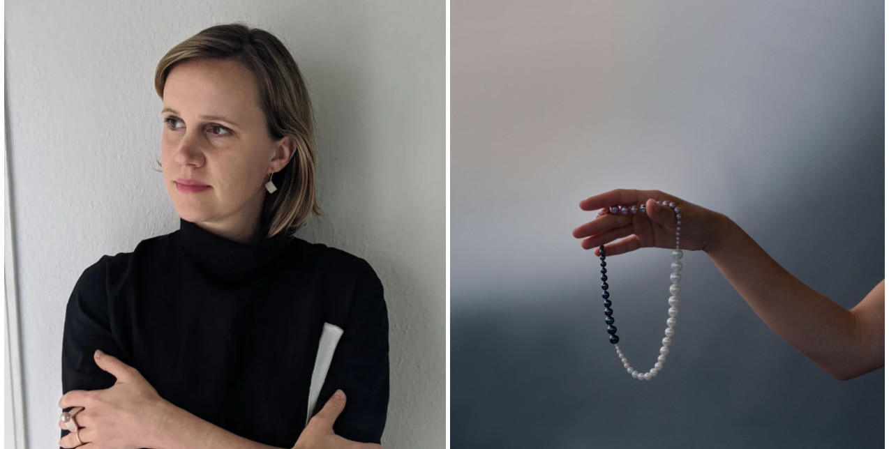 Η Melanie Georgacopoulos, μέσα από τις δημιουργίες της, μας εισάγει στον μαγικό κόσμο των μαργαριταριών