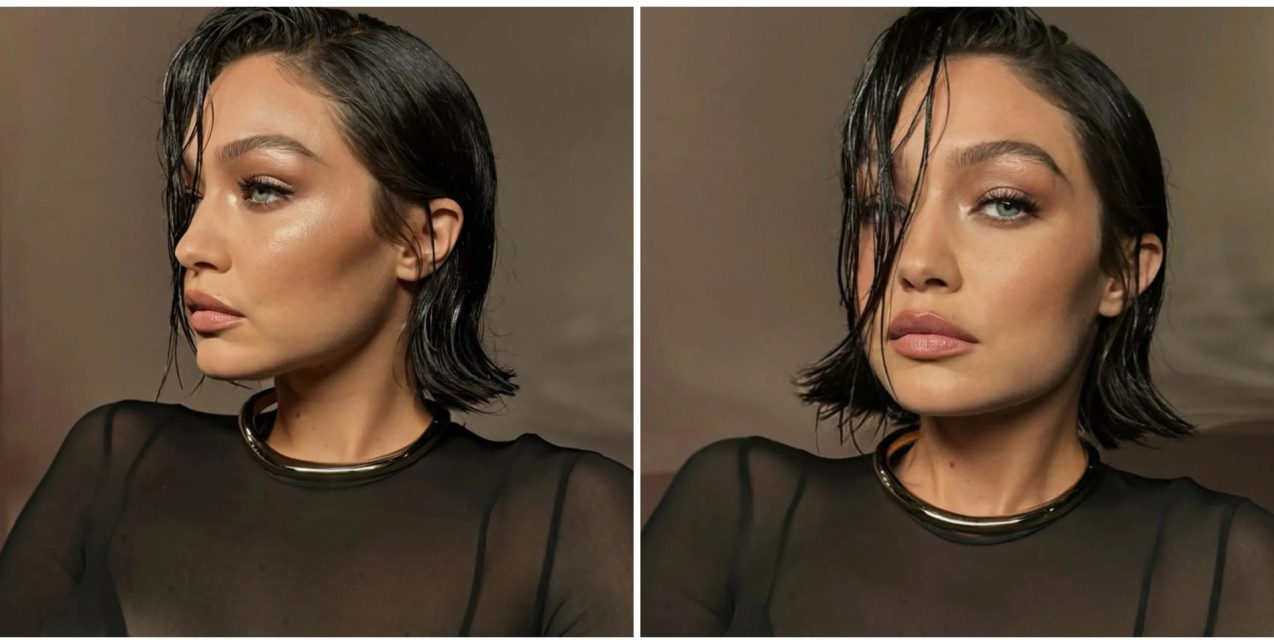 Matte black mini bob: Πώς να πετύχετε το νέο ανατρεπτικό hair look της Gigi Hadid