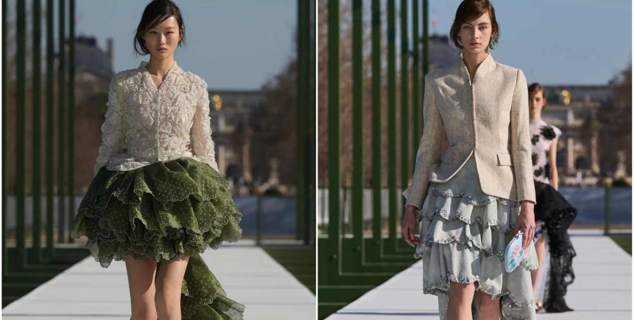 Paris Fashion Week: Ο Jonathan Anderson παρουσίασε μια συλλογή για τον Dior βγαλμένη από... ανοιξιάτικο πίνακα ζωγραφικής