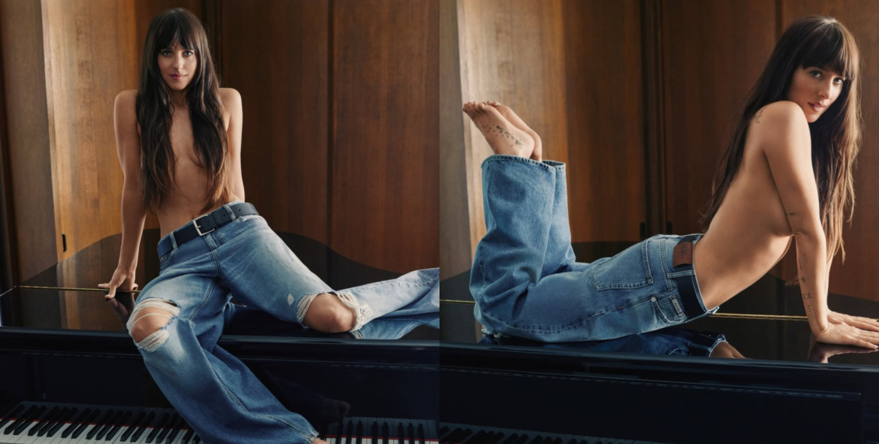 Η Dakota Johnson πρωταγωνιστεί στη νέα καμπάνια της Calvin Klein και είναι πιο hot από ποτέ