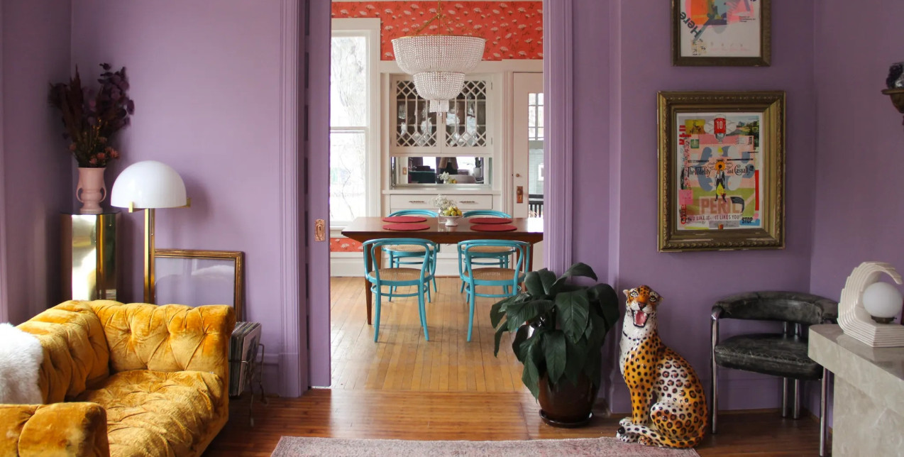 Peek-a-boo paint theory: Η διακοσμητική τάση που φέρνει το χρώμα σε απρόσμενα σημεία