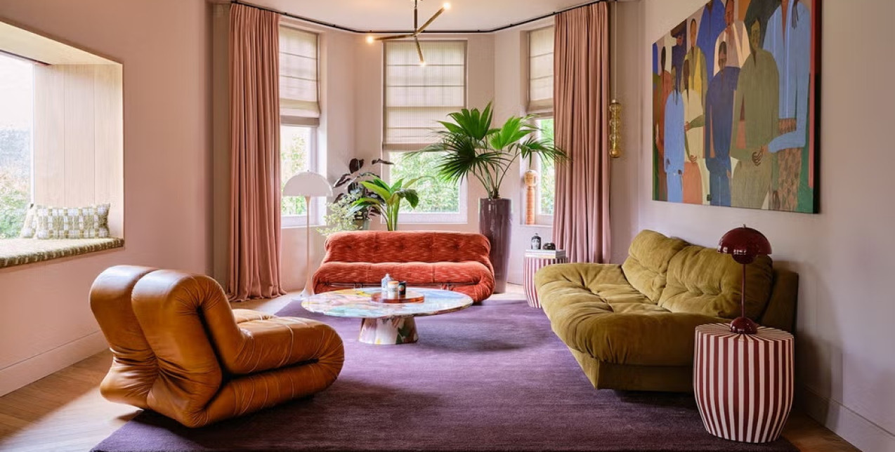 Το colorful σπίτι στο Άμστερνταμ που επαναπροσδιορίζει το eclectic design
