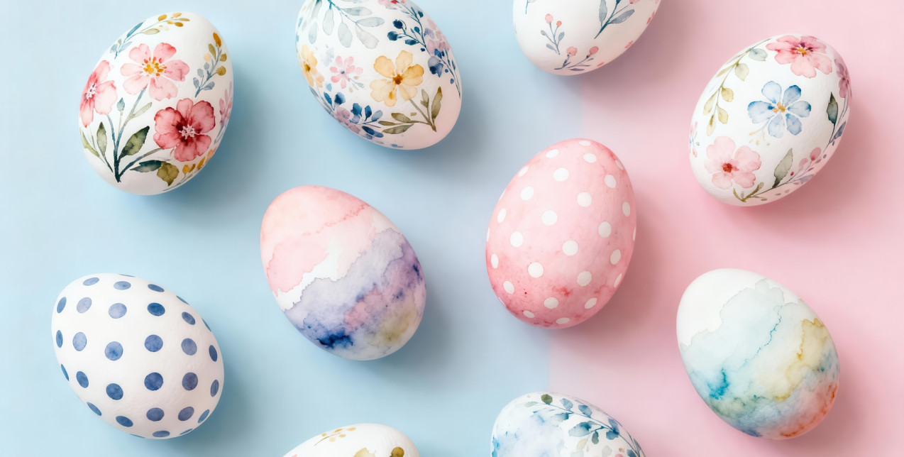 5 πρωτότυπες ιδέες για να βάψετε τα πασχαλινά σας αυγά